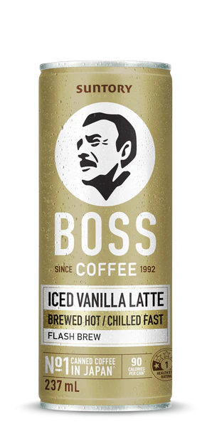 Iced Vanilla Latte – Suntory BOSS Coffee